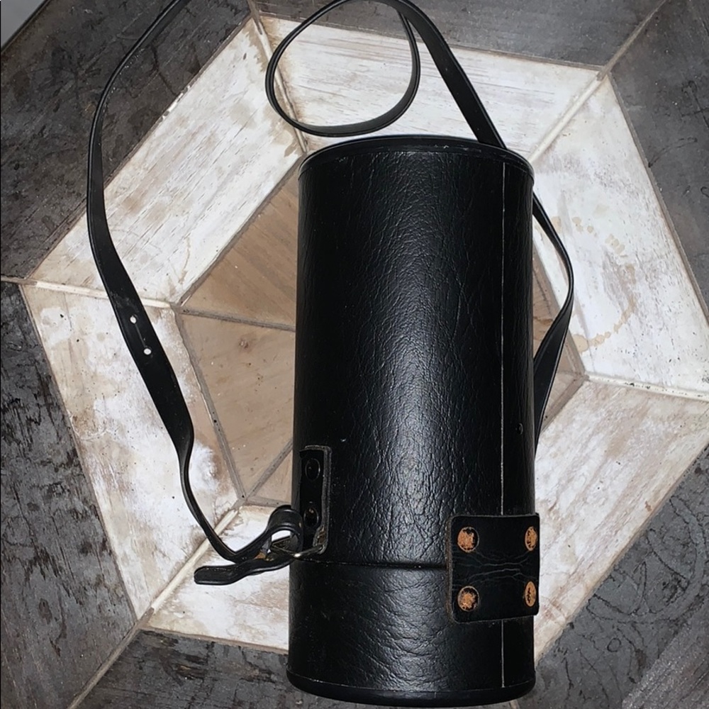 Canon lens leather case with strap